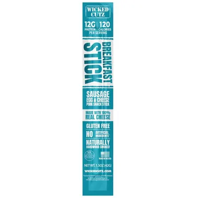 Baton cu Carnacior, Oua si Branza Sausage Egg&Cheese Stick 1buc (42g)