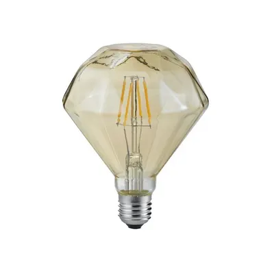 Bec LED E27, cu lumină caldă 4 W Diamant – Trio