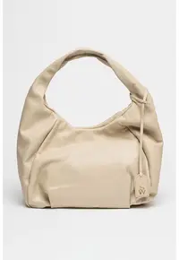 Geanta hobo din piele The Moda - Bej