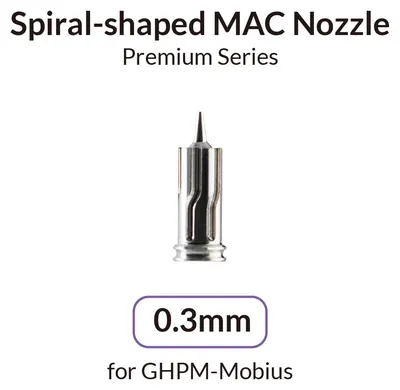 Duză pentru aerograf Gaahleri - Premium Series, GHPM-Mobius, 0.3 mm (GAA-40942)