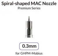 Duză pentru aerograf Gaahleri - Premium Series, GHPM-Mobius, 0.3 mm (GAA-40942)