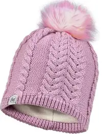 Șapcă pentru copii BUFF - Knitted & Fleece hat kids Nina, mov