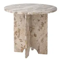Măsuță auxiliară rotundă din marmură ø 46 cm Jasmia – Bloomingville