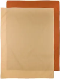 Cearșaf pentru pătuț Meyco Baby - 75 х 100 cm, 2 buc, Camel/Warm sand