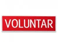 Emblema Brodata Voluntar 10x3cm - Default Title