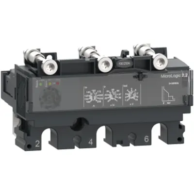 Unitate de declansare MicroLogic 2.2 pentru intreruptor ComPacT NSX 100/160/250, electronica, 40A, 3 poli 3d