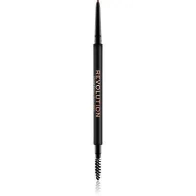 Revolution Precise Brow Pencil creion sprâncene precise cu pensula culoare Light Brown 0.05 g