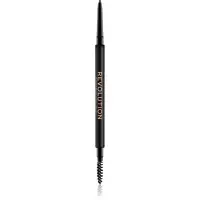 Revolution Precise Brow Pencil creion sprâncene precise cu pensula culoare Light Brown 0.05 g