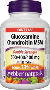 Glucosamine Chondroitin MSM, 120 tablete, Webber Naturals