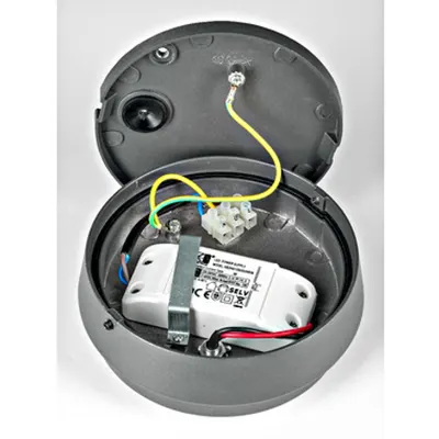 Niku LED Round 12W 600lm 3000K IP54 antracit