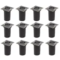 Gossi lampi de sol pentru exterior, 12 buc., patrat (4x40394)