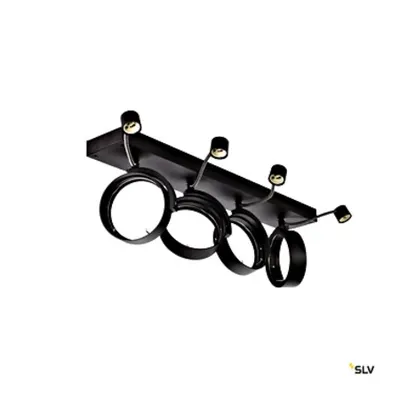 KALU CW, indoor quad, QPAR111 black 4x75W