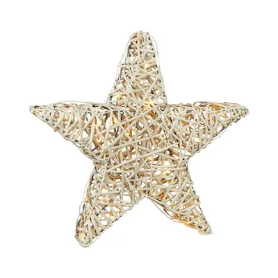 Decorațiune luminoasă în culoare naturală ø 50 cm cu model de Crăciun Sofus – Markslöjd