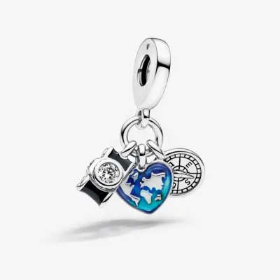 Talisman Pandantiv Travel Cu Argint
