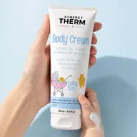 Synergy Therm Mama & Baby - Cremă de Corp pentru Bebeluși / Baby Body Cream, cu Aloe Vera, Unt de Shea, Glicerină, Pentru Pielea Sensibilă, Testat
