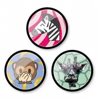 Insigne, 3 buc/set, Roller Nikidom, Jungle