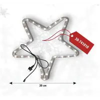 Steluta h 30cm Transparent