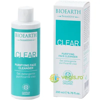 Gel de Curatare Purificator pentru Ten Mixt, Gras, cu Acnee 200ml