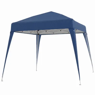 Outsunny Foisor Pliabil 2.4x2.4m, Foisor de Gradina Structura