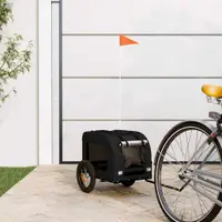 Gossi remorca bicicleta animale companie, negru, textil oxford/fier