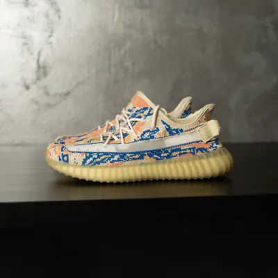 Sneakers Barbati Yeezy Sply-350 Streetwear Betsy Orange Blue Camo Abyz23(101-3) (mărime: 45)