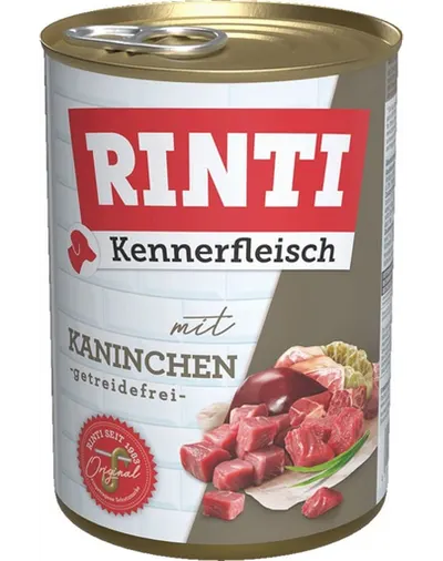 RINTI Kennerfleisch Rabbit conserva hrana caini 400 g cu iepure