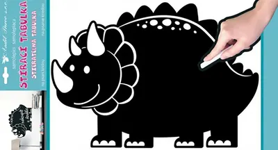 Sticker tablă neagră Andel Prerov - Dinosaurus