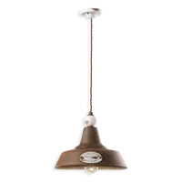 Sospensione Anticata D.35 / Pendant D.35 Retro Grunge Finish Vib - Vintage Bianco C1600