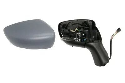 Oglinda laterala dreapta electric, convex, cu incalzire, asistenta banda, grund, rabatare electrica, semnalizator, cu senzor temperatura potrivit RENAULT CAPTUR I 06.17-12.19
