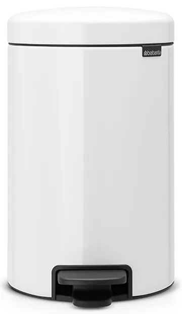 Coș de gunoi Brabantia - NewIcon, 12 l, Metallic White