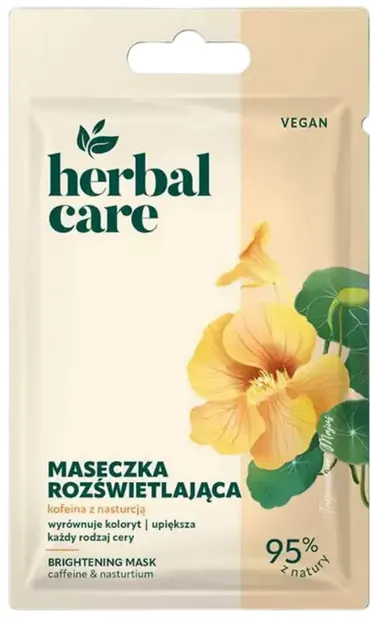 Farmona Herbal Care Mască revitalizantă cu cafeină și nasturțium, 7 g
