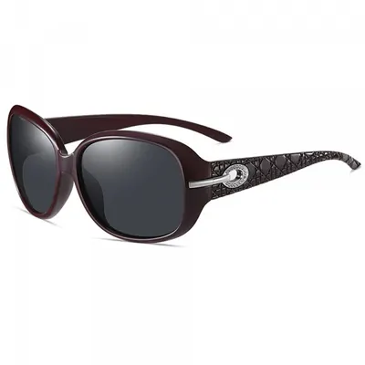 Ochelari De Soare Dama Techsuit 2012, Polarizati, Protectie UV, Rosii Gri