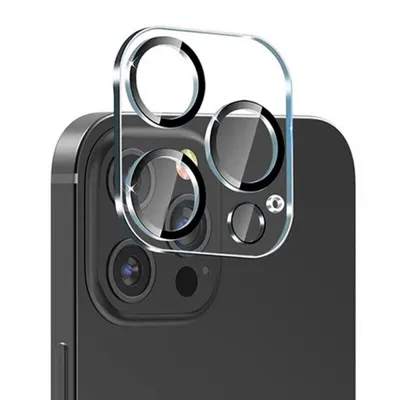 Folie de protectie Camera Spate Lito S+ pentru Apple iPhone 13 Pro Max / 13 Pro, Sticla Securizata, Neagra