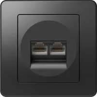 Ekonomik Priza tel dubla 2x RJ45 , TEM Modul TEM-KE39NB-B