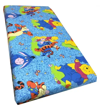 Cearsaf cu elastic roata 140x70 cm Distractie cu Aiurila albastru