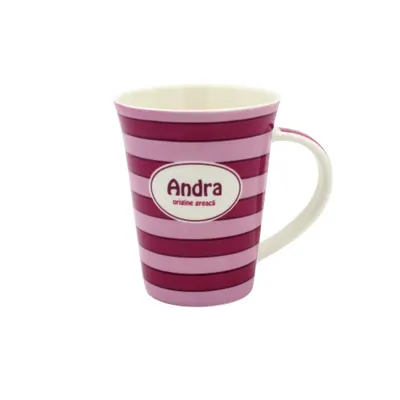 Cană din poțelan personalizată Andra