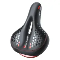 Sa bicicleta MTB cu stop reflectorizant rosu si spuma de memorie, negru cu rosu