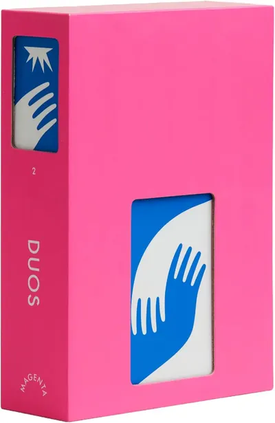 Joc de societate cu cărți Duos (Magenta Edition) - cooperativ