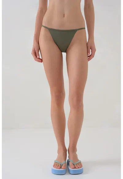 Slip brazilian de baie - Kaki