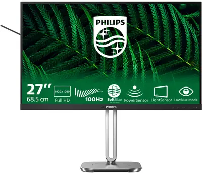 Monitor Philips - 27B2G5200, 27'', IPS, WLED, Anti-Glare, negru