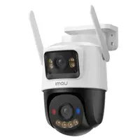 Camera supraveghere IP exterior 4G cu lentila duala Imou Cruiser Dual 2C PT Full-Color IPC-S7XCP-6M1TED-EU, 3+3 MP, 3.6 mm, IR/lumina alba 30 m, microfon si difuzor, slot card, auto smart tracking, sirena, stroboscop