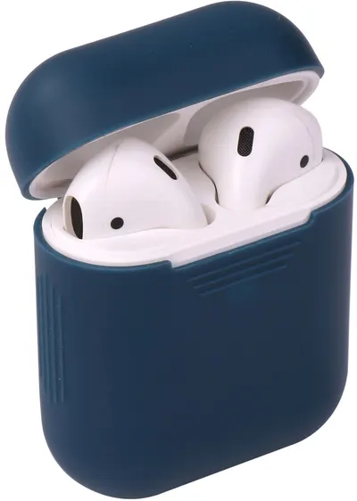 Carcasă pentru căști Next One - Silicone, AirPods, albastru