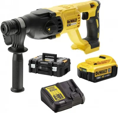 Perforator cu acumulator DeWALT - DCH133M1-QW, 18V, 4 Ah, 2.6 J