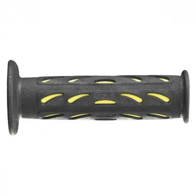 Mansoane sportbike Progrip - capat deschis; ghidon 22mm; L 125mm Culoare Negru Galben