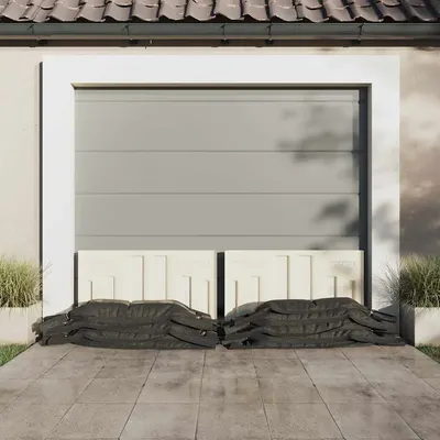 vidaXL Saci de nisip, 25 buc., verde închis, 103x25 cm, HDPE