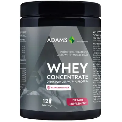 Concentrat Proteic din Zer cu Aroma de Zmeura 360g