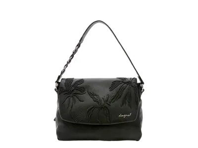 Geanta DESIGUAL neagra, SAKP31, din piele ecologica