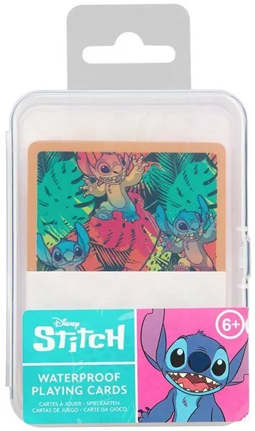 Cărți de joc Paladone - Stitch (Waterproof)