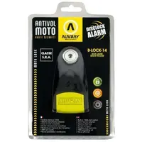 Blokada na tarczę z alarmem B-LOCK 14 - czarna / żółta AUVRAY