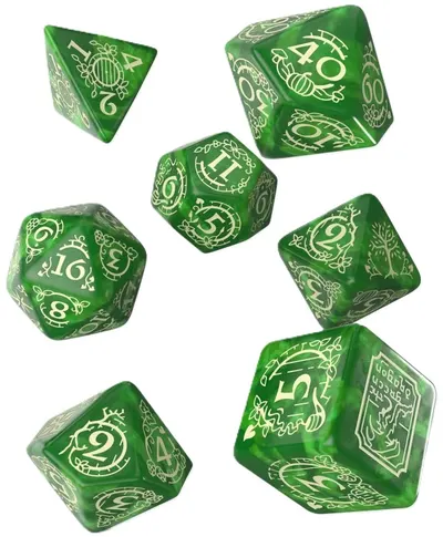 Set de zaruri Q-Workshop - The Lord of the Rings: Shire Dice Set (7 buc.)